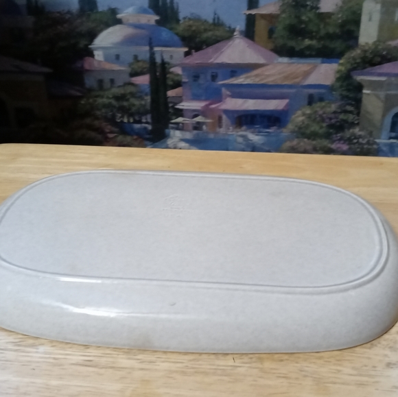 Vintage Russel Wright Steubenville Serving Grey Granite Platter.🍱Nice Gift.🎁🏇 - Picture 5 of 10